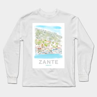 Zante Island Greece Long Sleeve T-Shirt